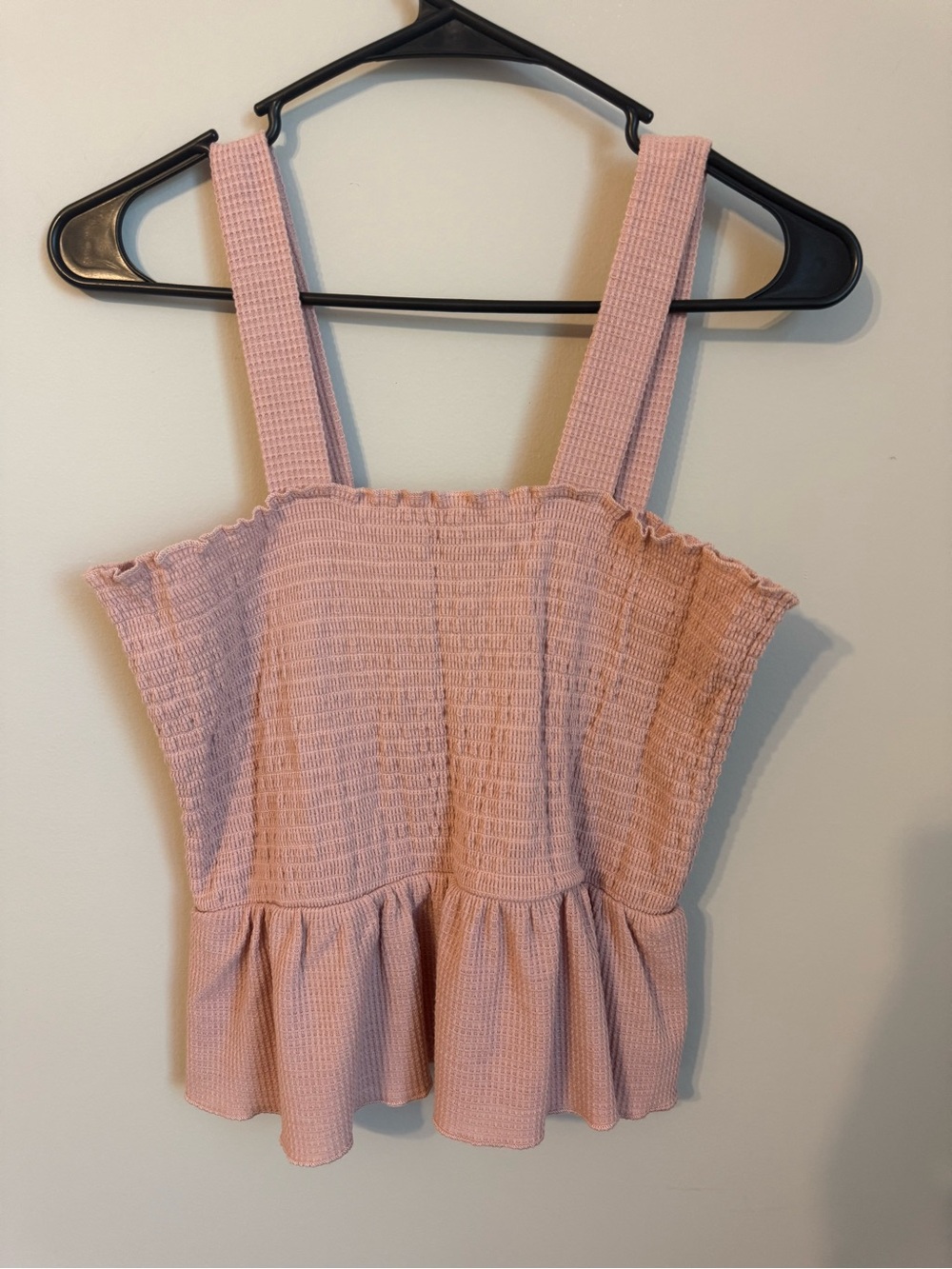 Versona Pink Ruffled Tank Top - Picture 2 of 3